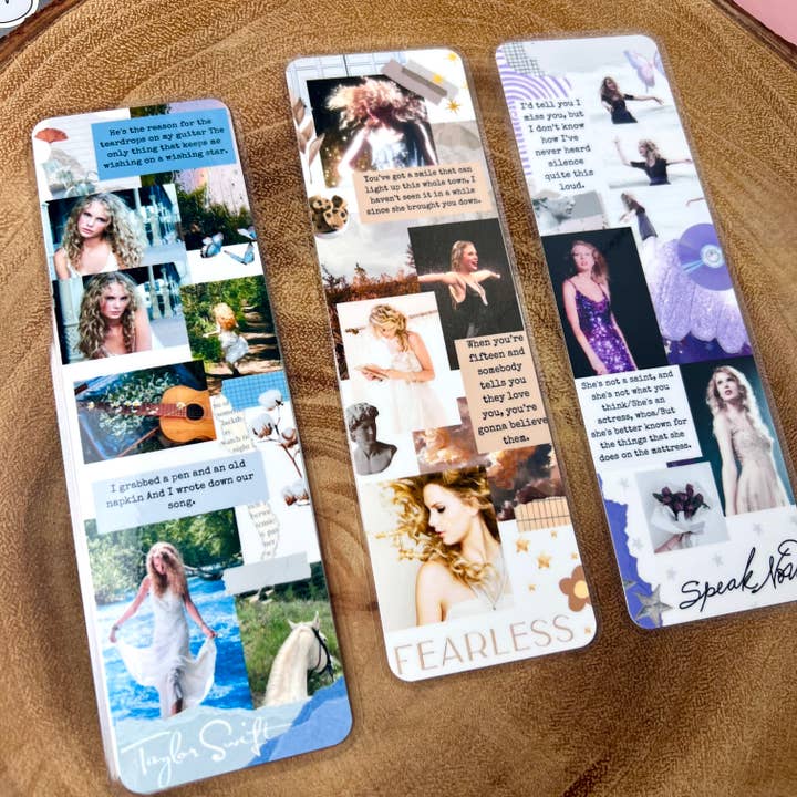 Cozy Reads Shop - Wholesale Bookmark - Eras Collage Bookmarks