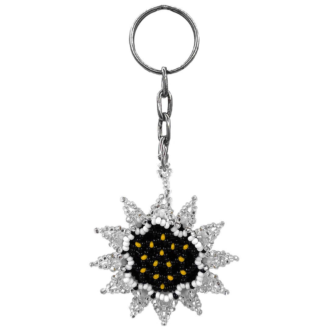 Pichincha - Wholesale Keychain - Women's - Beaded Sunflower Seed Bead Figurine Keychain3
