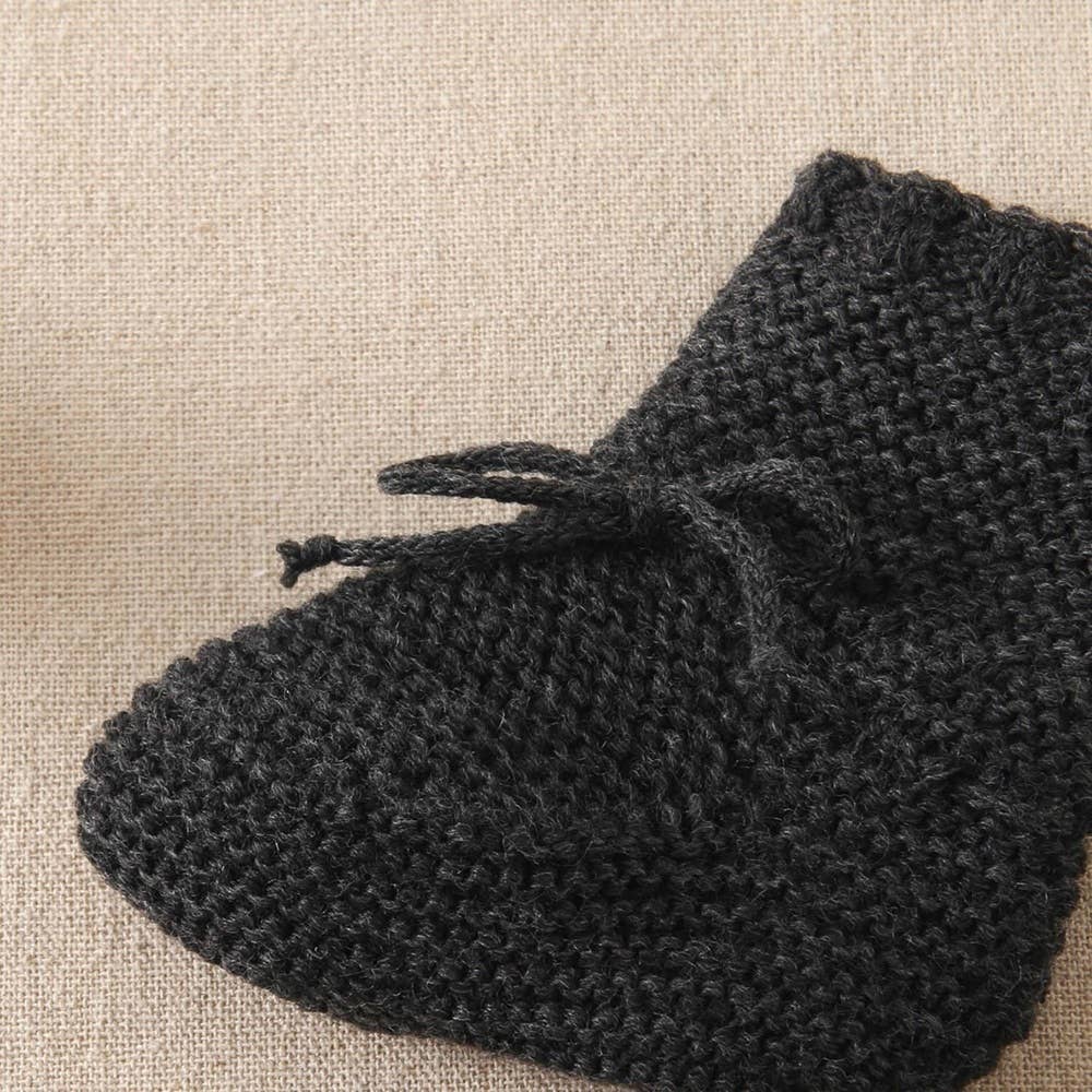 Dadati - Wholesale Crib Shoes - Baby - Knitted boot type baby bootie with bow5