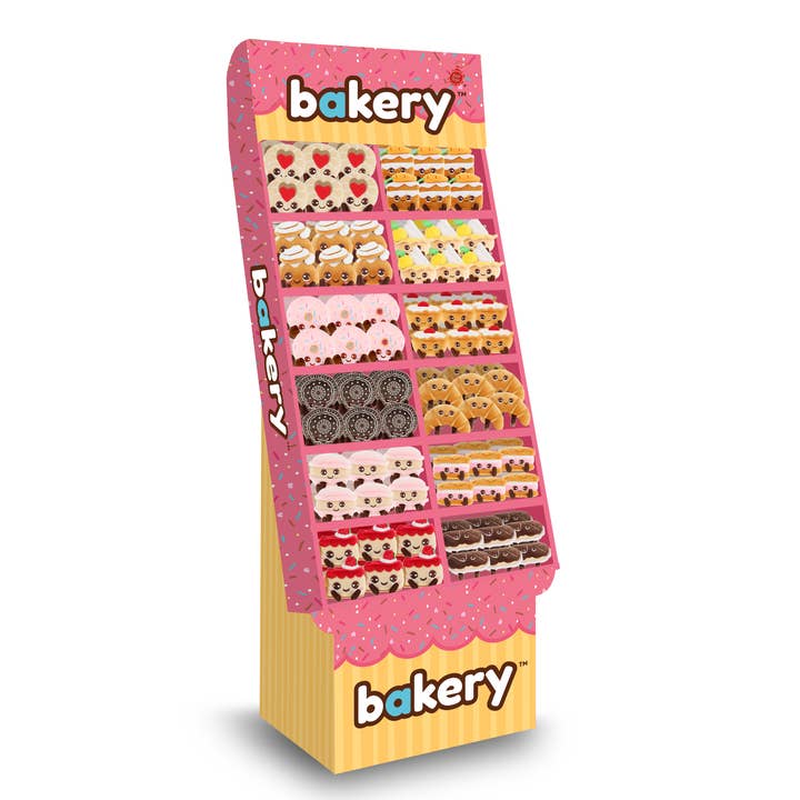 Implantation 144 Peluches Pâtisseries Senteur 8 cm - KEELTOY pour la vente par Kontiki