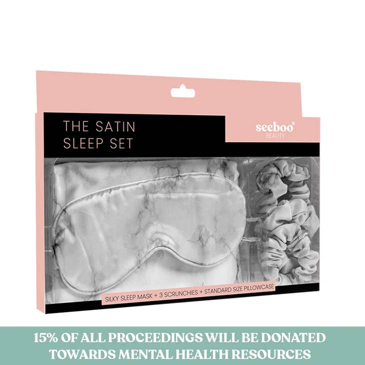 seeboo – Engroshandel Hovedpudebetræk – De-Stressing Satin Sleep Set - UNDERSTØTTER MENTAL SUNDHED2