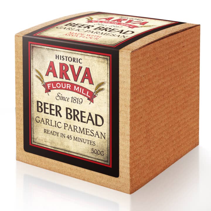Arva Beer Bread - Garlic Parmesan for wholesale by Arva Flour Mills
