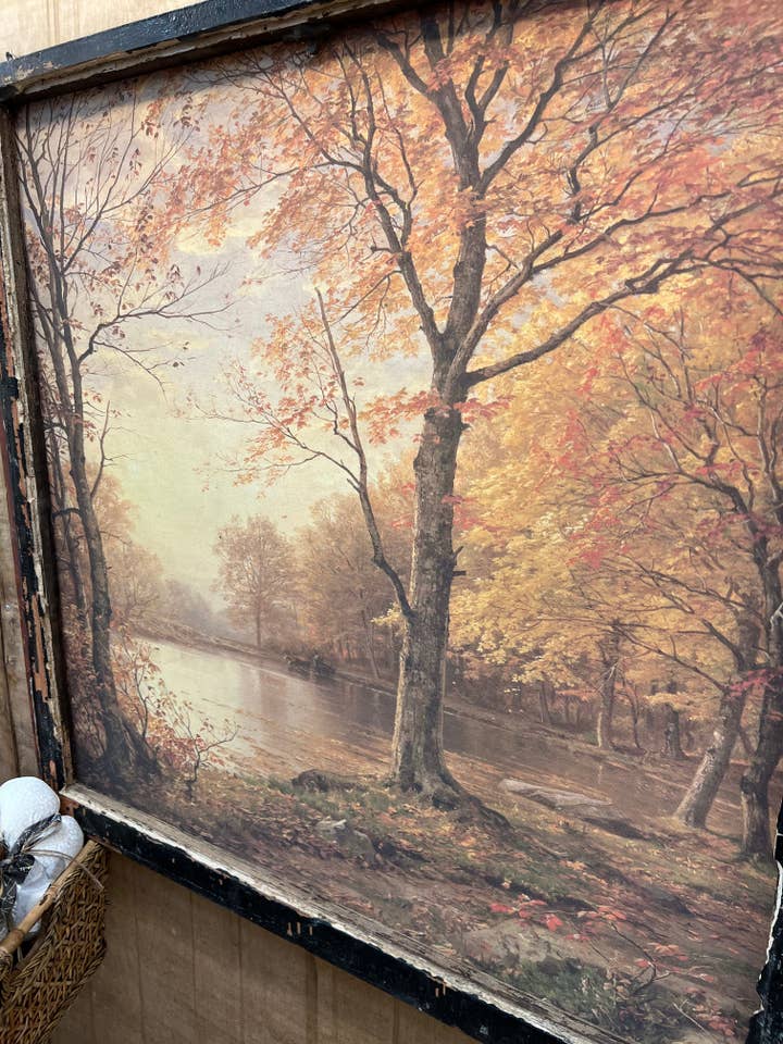 Étang d'automne pour la vente par Whitewashed Home