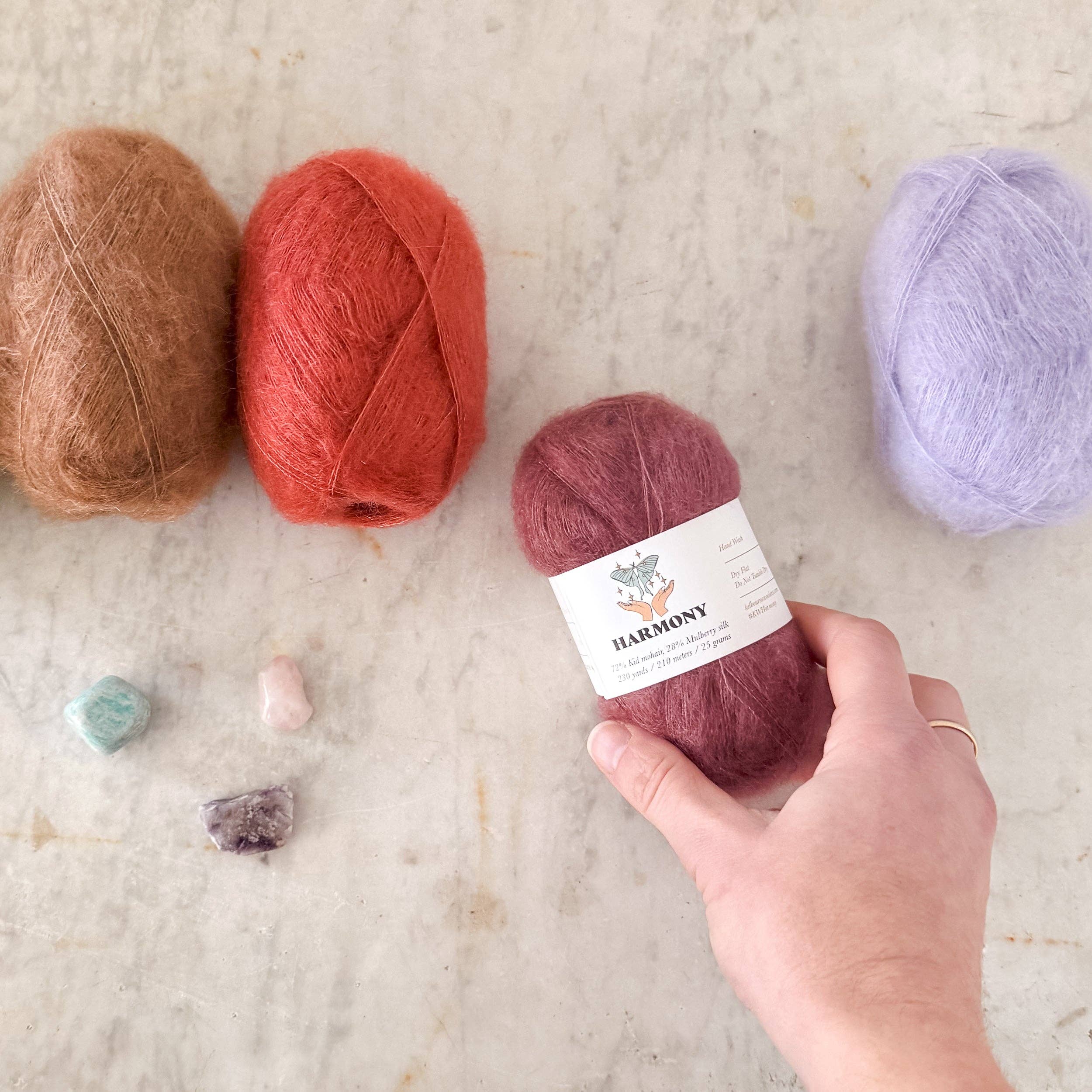 Kelbourne Woolens - Wholesale Yarn - Harmony: Laceweight kid mohair and silk yarn23