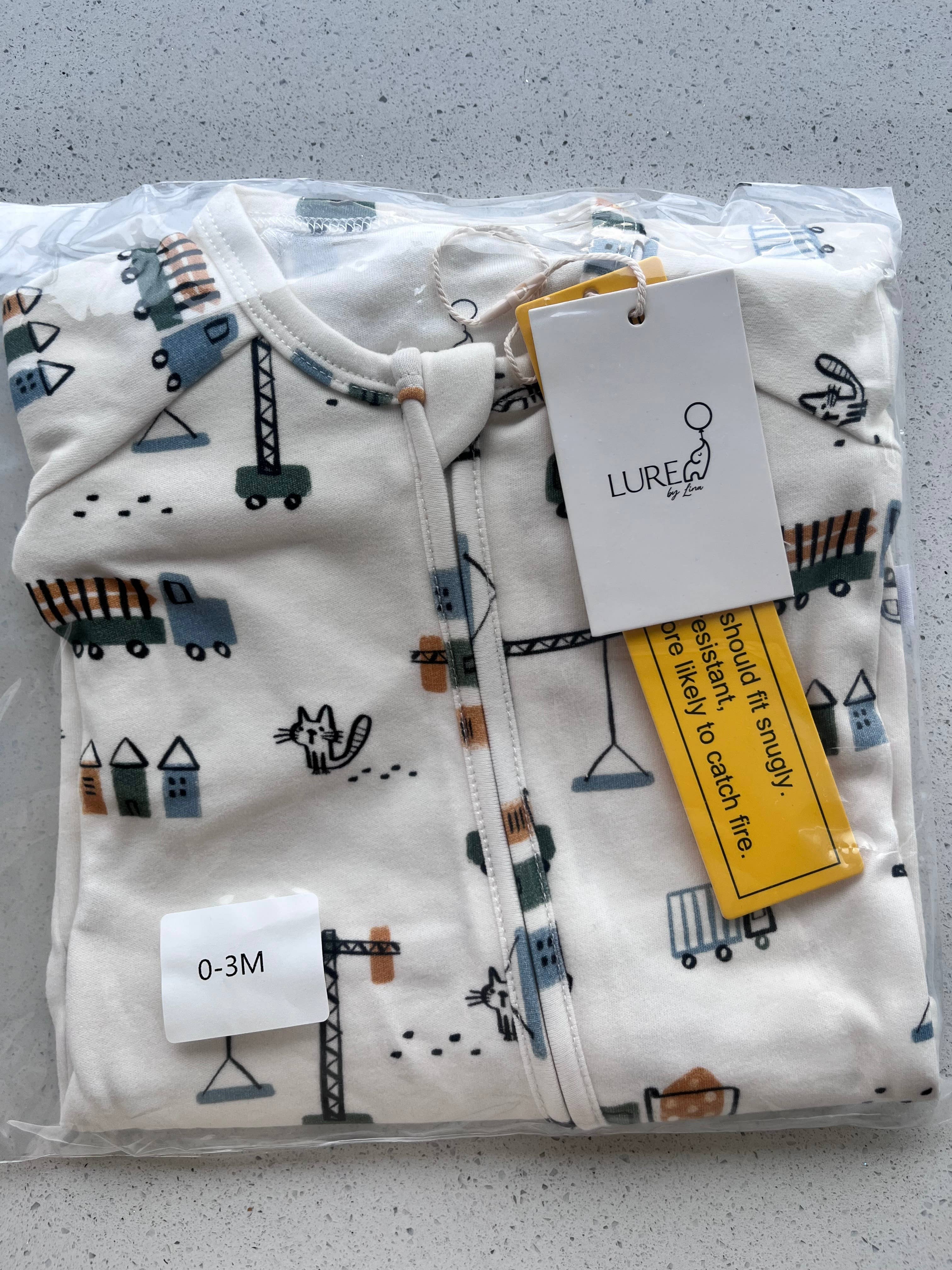 LURE by Lina - Wholesale Sleepsuit - Baby - Meow Construction 🐾4