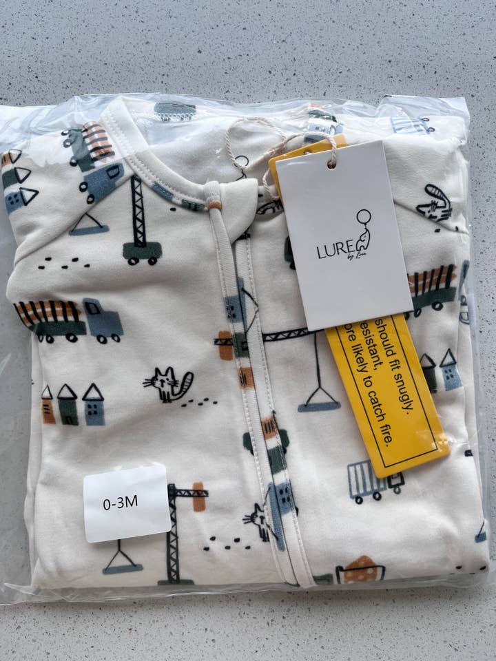 LURE by Lina - Wholesale Sleepsuit - Baby - Meow Construction πΎ4