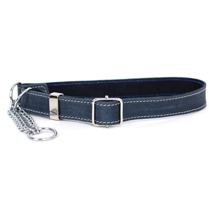 Euro-Dog Collars and Leads - Venta al por mayor Collar - Perros - Collar de perro europeo de cuero suave estilo martingala