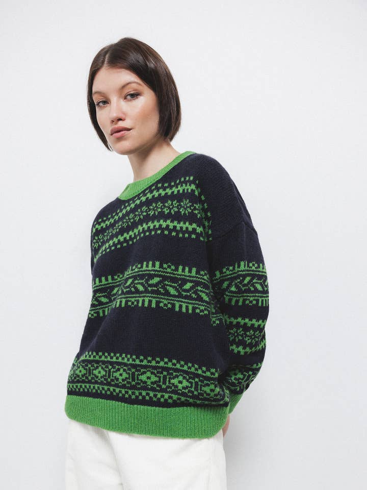 Knitted Sweater (437527-47) for wholesale by Lanidor