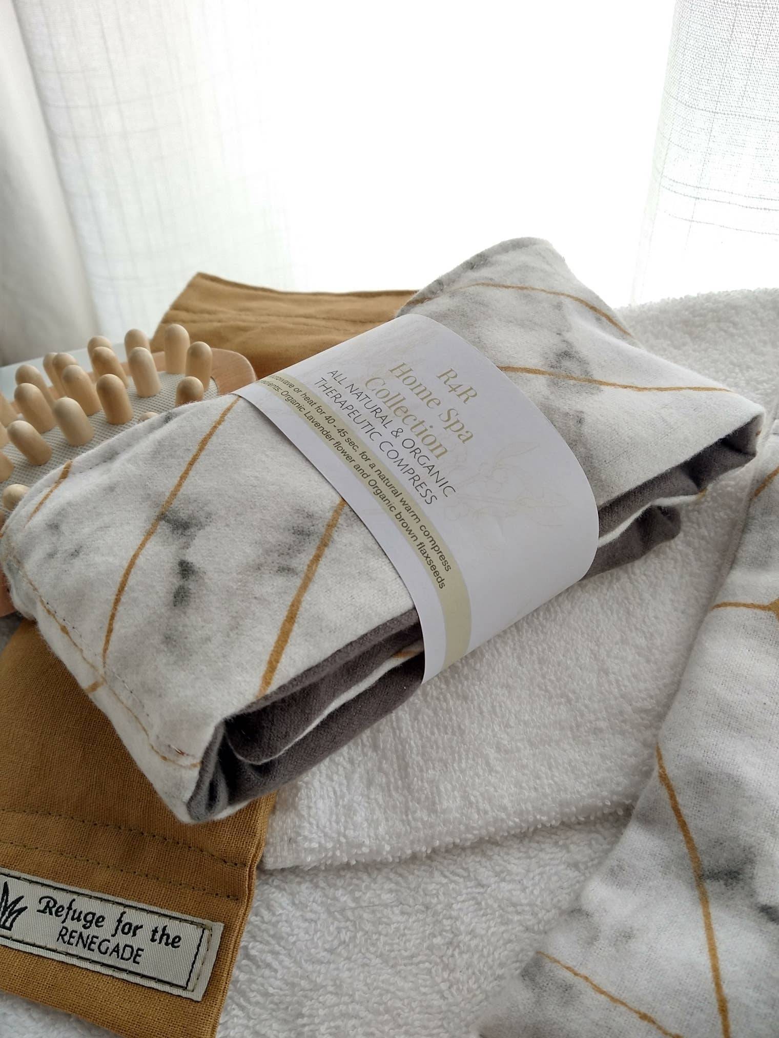 Refuge for the Renegade - Wholesale Spa/Therapy Pillow - Neck Pillows | Organic Flaxseeds | Natural tension relief3