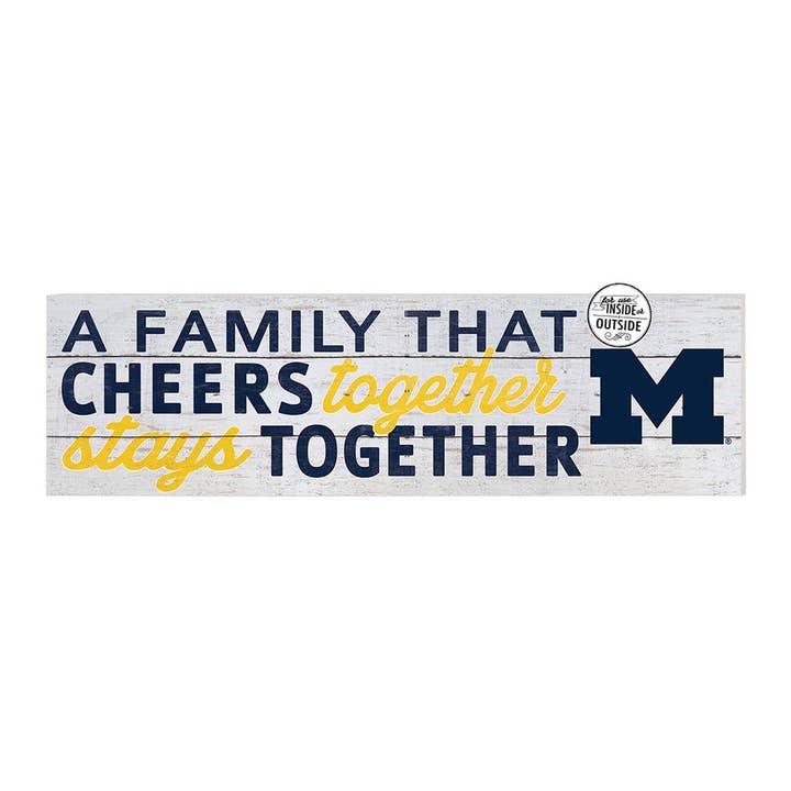 35x10 InOutdoor Family Cheers Michigan Wolverines for wholesale by KH Sports Fan