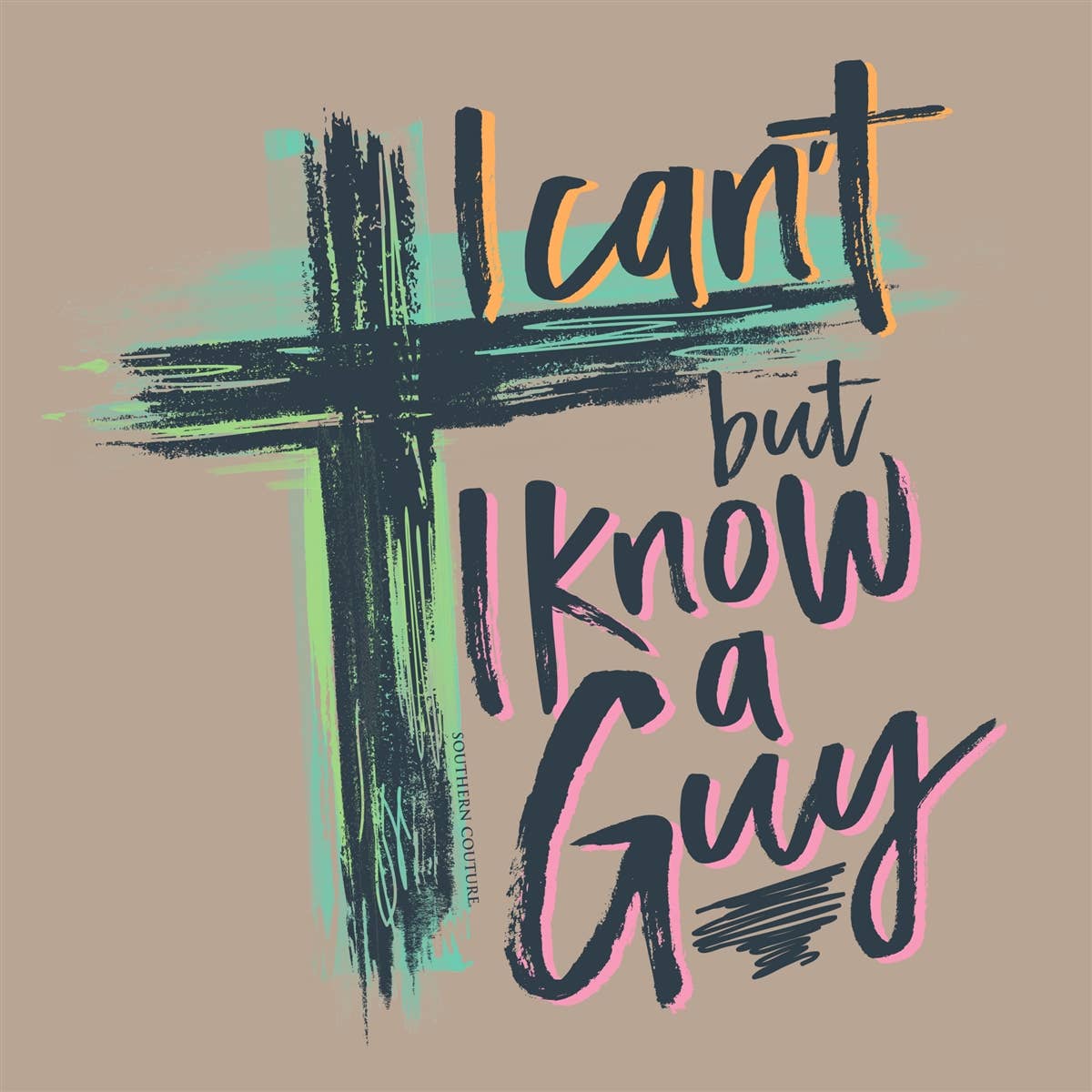 Htr Tan SC Premium Ich Kann Nicht, Aber Kenne Einen Typen Frontdruck - Htr Tan für den Großhandel auf Faire1