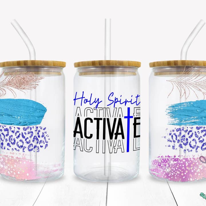 Holy Spirit Activate Glasbecher für den Großhandel von Hello Sunshine Boutique
