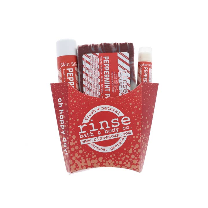 Rinse Bath Body Inc - Wholesale Bath & Body Set - Peppermint Fry Bundle