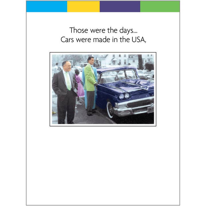 Carte d'anniversaire RPX0007 pour la vente par Shade Tree Greetings