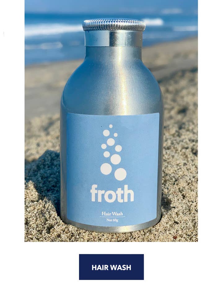 Lavagem de cabelo ativada por água em pó por atacado de FROTH