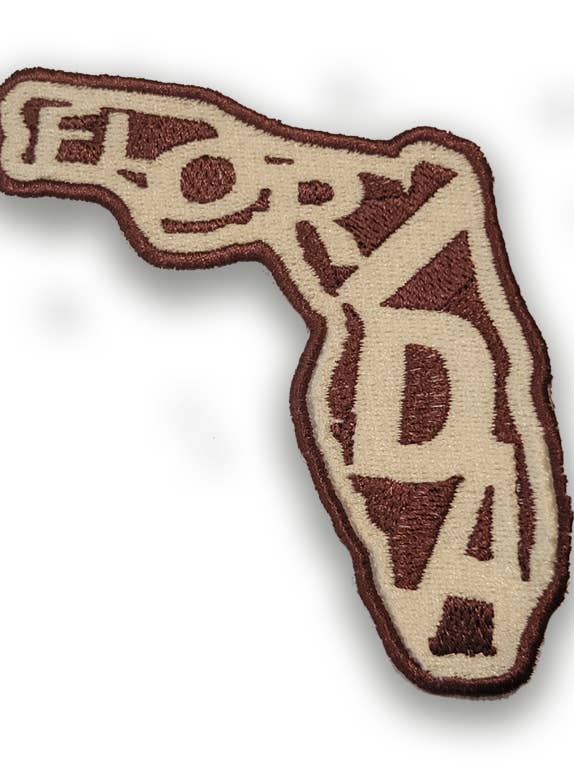 Florida State Iron-on Patch for wholesale by Soil Comforts