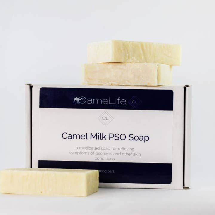 Camel Milk PSO Psoriasis Soap - 6 Bar Pack for wholesale by CameLife Australia