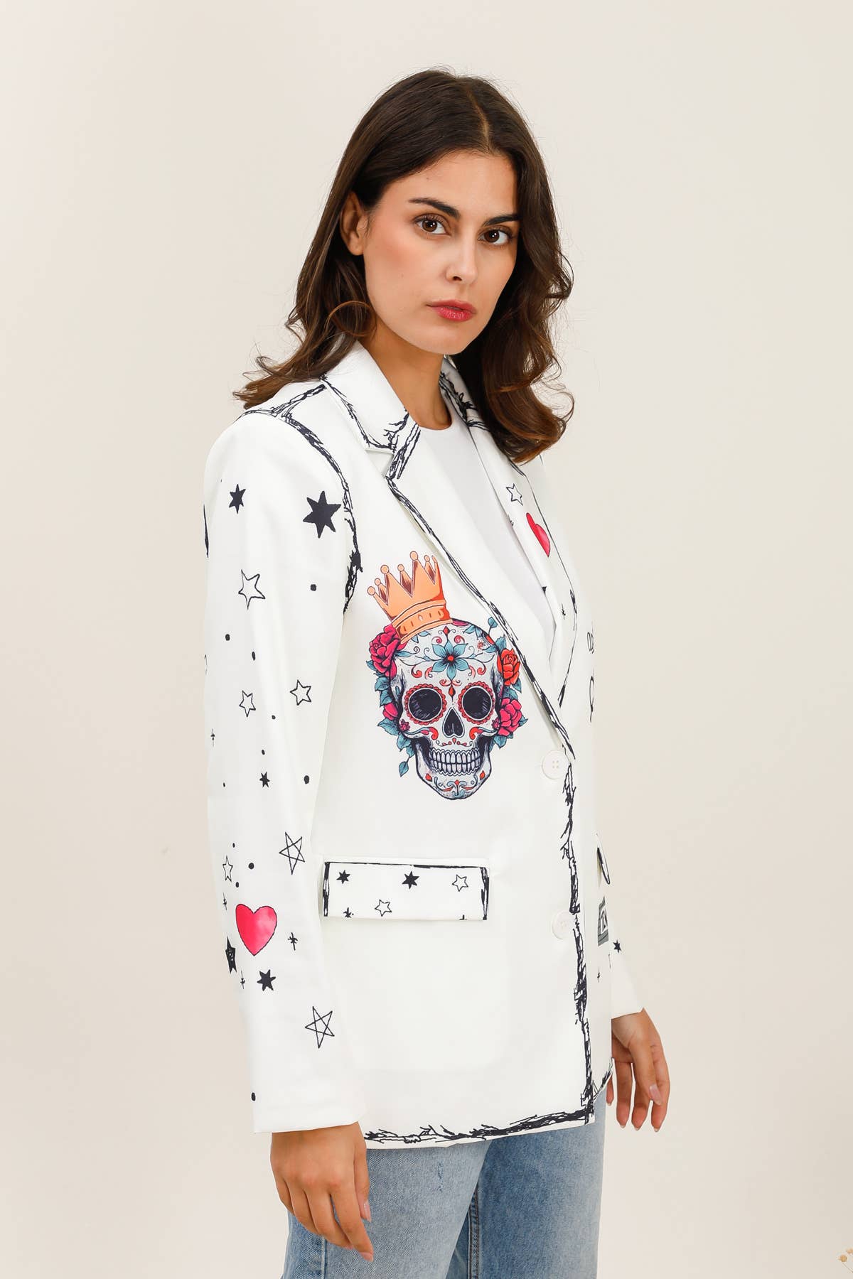 aikha - Vente Blazer – femme - Blazer à impréme (08-5767)10