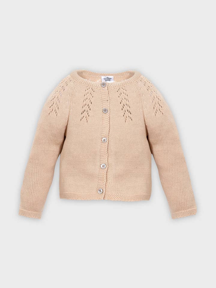 KNIT SWEET rund hals jacka för wholesale av Minhon