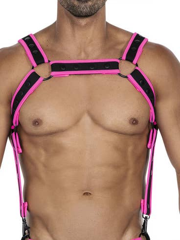 NEO HARNESS Neon Hot Pink - H4RNESS - C4M for engroshandel hos CUT4MEN