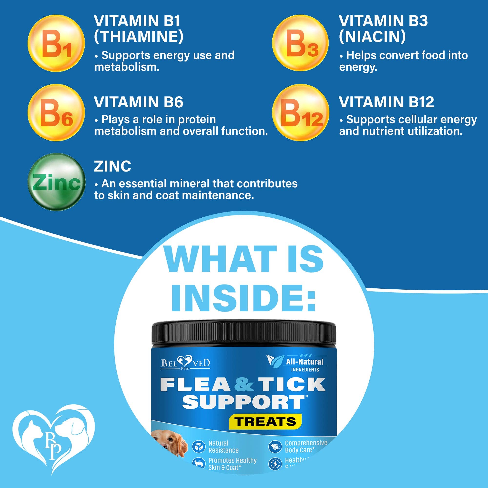 Beloved Pets - Wholesale Pet Treats - Dog - Beloved Pets Flea and Tick Prevention Chewable Pills for Dog5