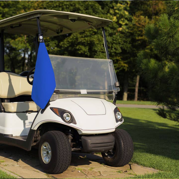 Playing It Forward - Wholesale Sports Towel - Magnetic Microfiber Golf Towel with Clip - Bright Blue