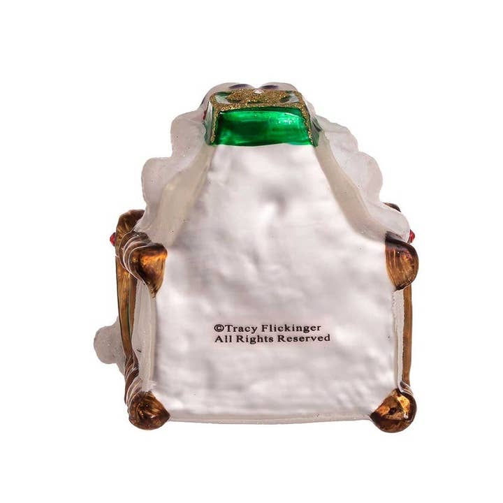 Kurt S. Adler, Inc. - Vente Objets de décoration - 6.25"NBL GM CHAISE DE SANTA +SWRVSKI STN9