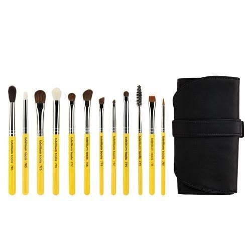 Bdellium Tools - Wholesale Make-up brush set - Travel Eyes 12pc. Brush Set with Roll-up Pouch1