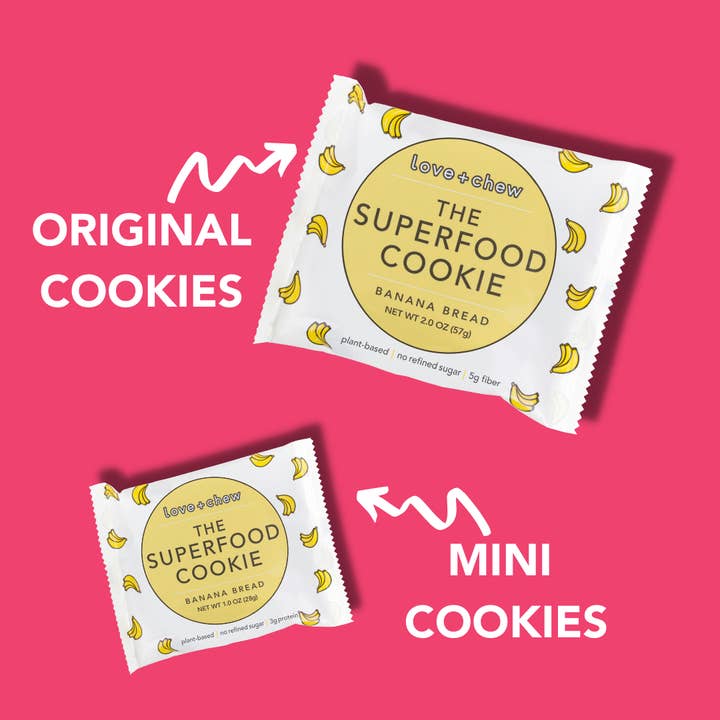 Love + Chew - Wholesale Cookie - 4 FLAVOR VARIETY PACK - 1 OZ - BOX OF 24