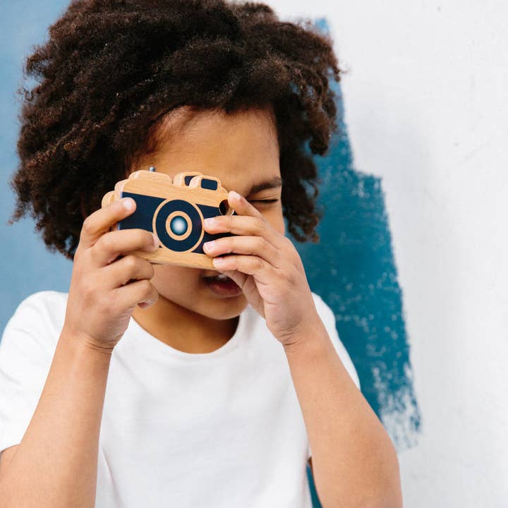 Make Me Iconic - Wholesale Houten speelgoed - Kinderen - HOUTEN SPEELGOED - LOSSE MUNTJES CAMERA