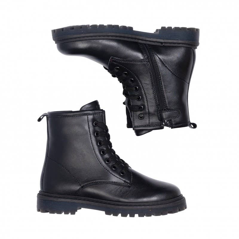 Chetto - Vendita all'ingrosso Stivali - Bambini - Stivaletto biker classico in pelle per ragazza Chetto 11245313