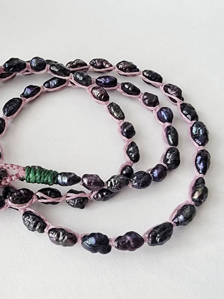 Vintage Japanese Rice Pearl Necklace for wholesale by Arrow jewelry Designs