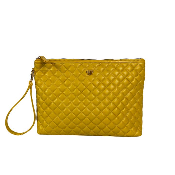 PurseN (new) - Venta al por mayor Bolsa para maquillaje - Estuche de Maquillaje Litt - Amarillo Mostaza