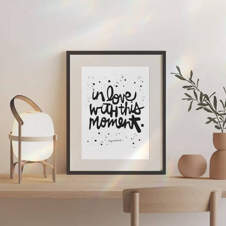 In love with this moment - Art Print for wholesale by Sacred Space Sisters