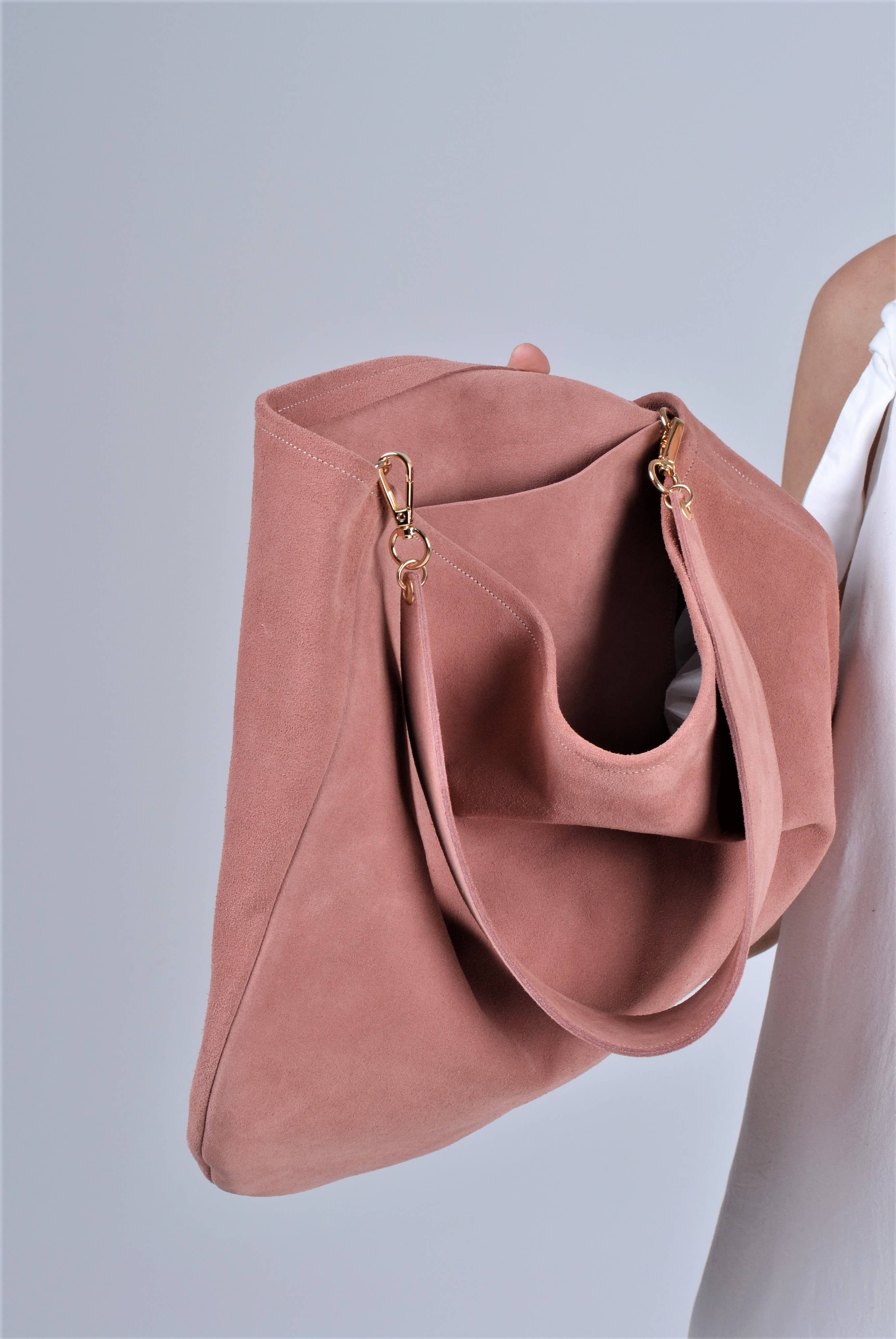 ANA KOUTSI - Wholesale Shoulder Bag - Women's - Anna soft bag in terracotta pink4
