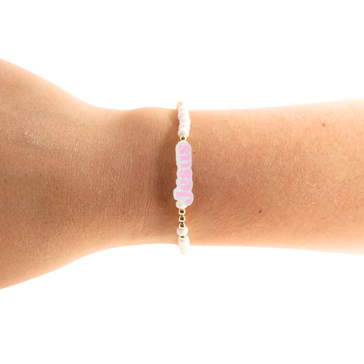 Beaded Blondes - Wholesale Beaded Bracelet - Jesus Sprinkle Bracelet