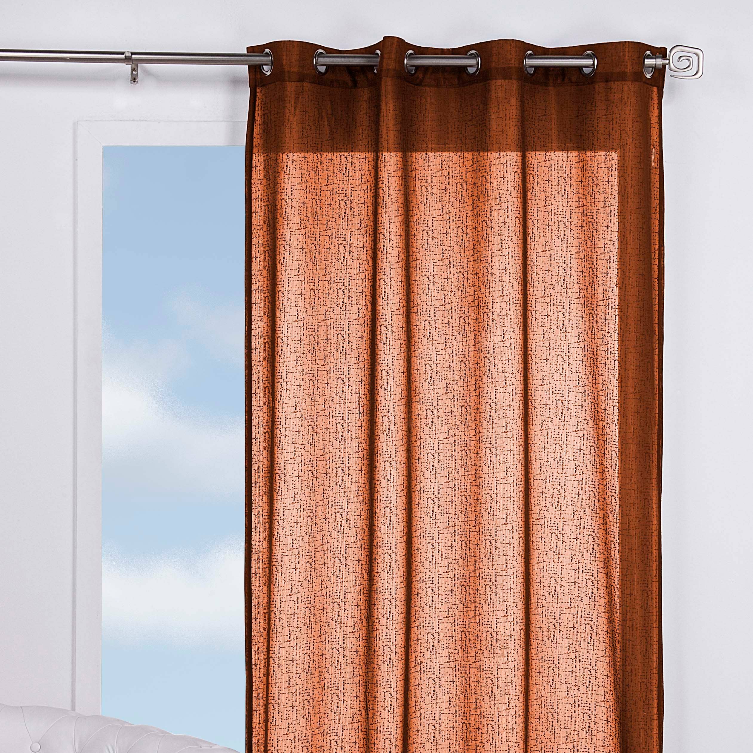 Yeux Orange Curtain for wholesale on Faire0