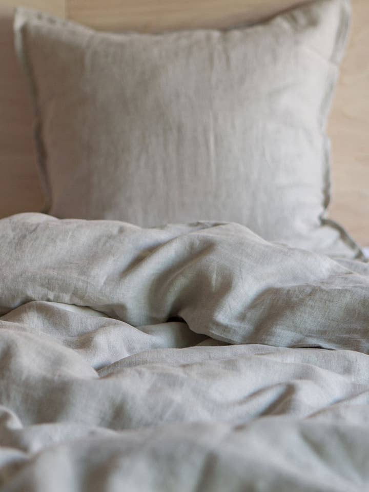 Copripiumino in lino lavato Naturale per la vendita all'ingrosso da parte di Gabrielle Paris