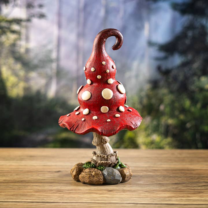 Pacific Trading - Wholesale Decorative Tabletop Object - Whimsical Toadstool Mushroom Home and Garden Decor