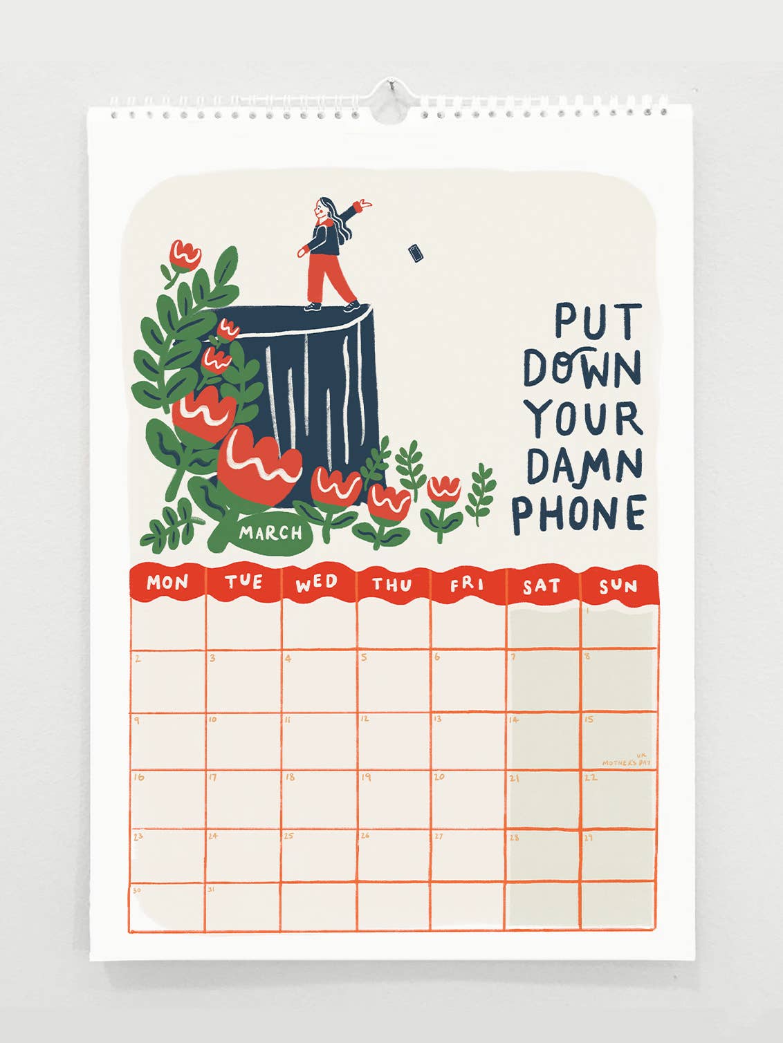 Jade Fisher - Wholesale Calendar - Tips For A Good Year 2026 Wall Calendar- Wellness+Positivity2