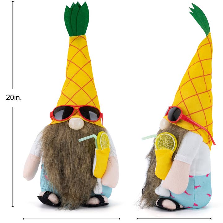 DesignStyles Home - Wholesale Decorative Figurine - Willow & Riley Freestanding Plush Summer-Theme Gnome