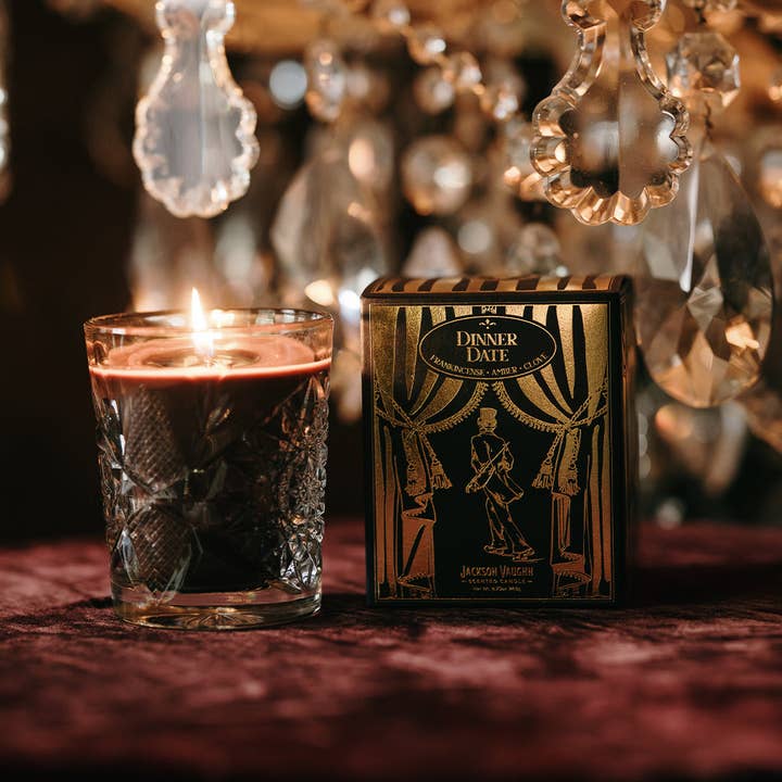 Dinner Date Candle for wholesale by Jackson Vaughn