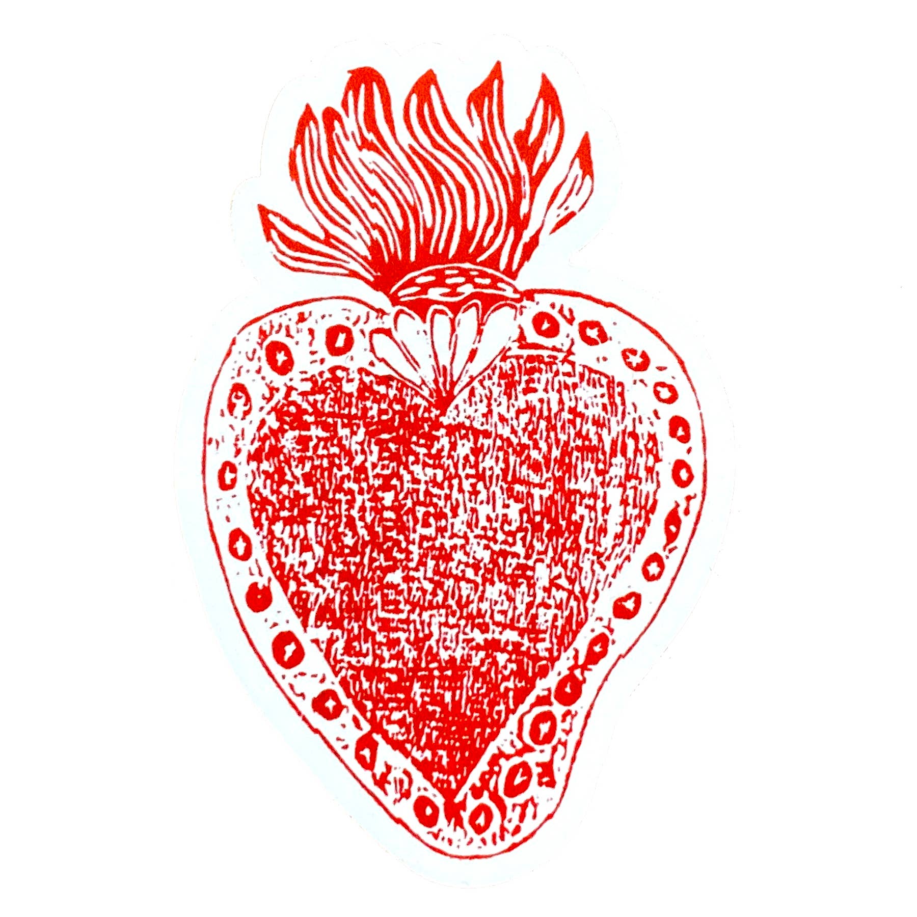 Tesoros Trading Company – wholesale Sticker – Borges Heart Sticker, USA1