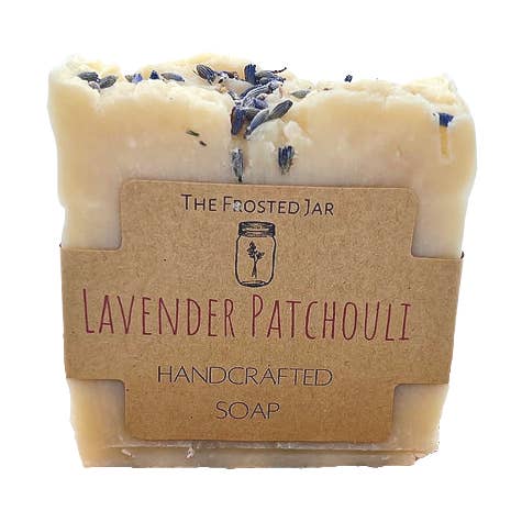 Lavendel Patchouli Håndlavede Sæbe Bar for engroshandel hos The Frosted Jar