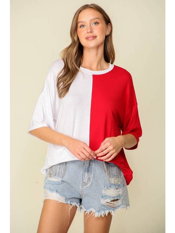 Vanilla Monkey – Engroshandel Strikket top - Dame – Game Day Multi Color Strik Top13