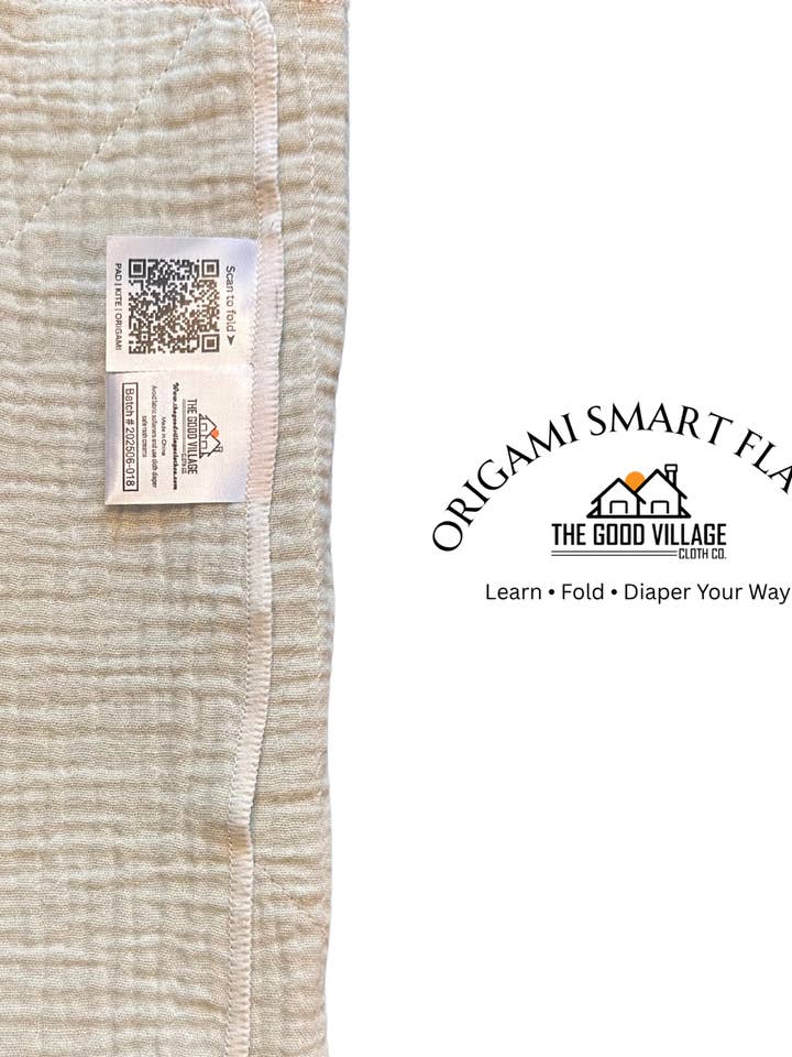 The Good Village Cloth Co + Market - Wholesale Diaper (Cloth) - Baby - Origami Smart Flat – Evermoss