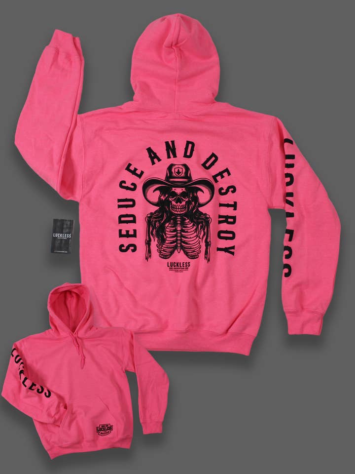 Sudadera con capucha Seduce & Destroy para venta al por mayor de Luckless Outfitters