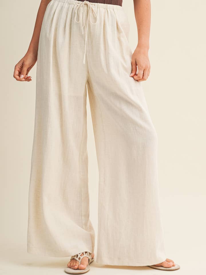 WAIST TUCK DETAIL PANTS for wholesale by Mustard Seed