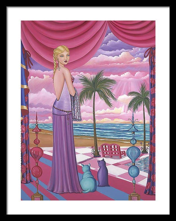 Sharon Tatem Fashion LLC - Wholesale Art Print - Melissa - Framed Print24