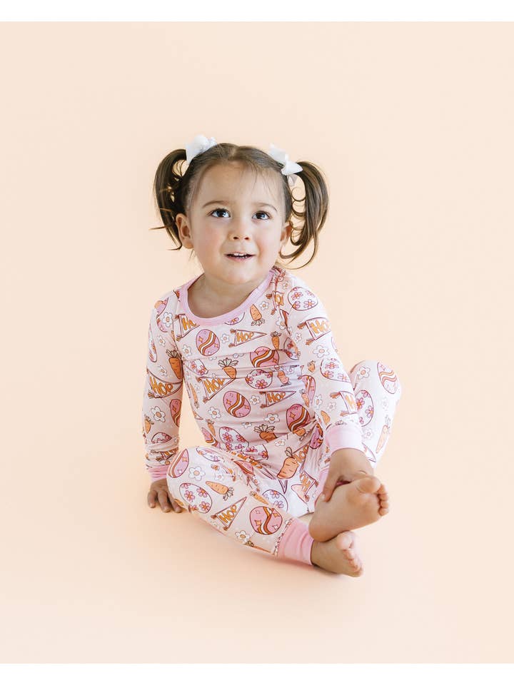 Lucky Panda Kids - Wholesale Top & Pant Set - Kids - Bamboo Two Piece Set | Easter Hop6
